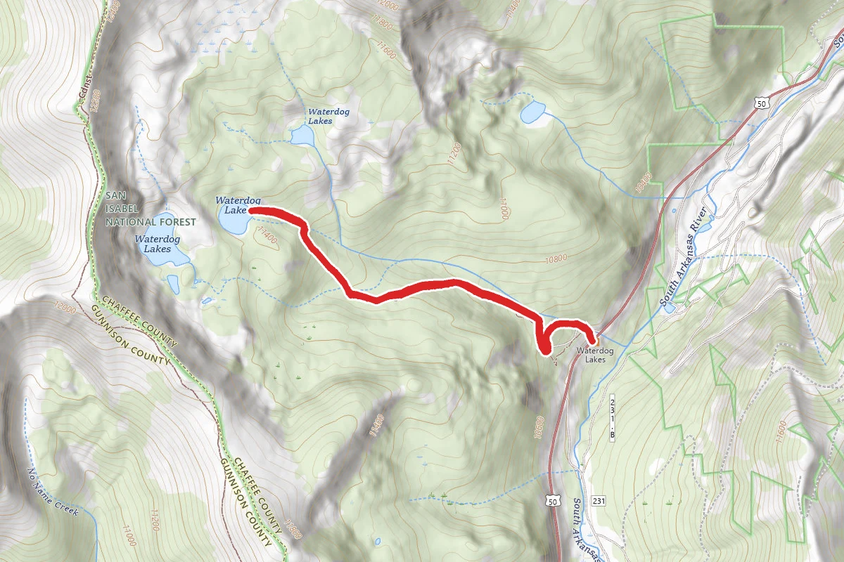 Waterdog Lakes Trail