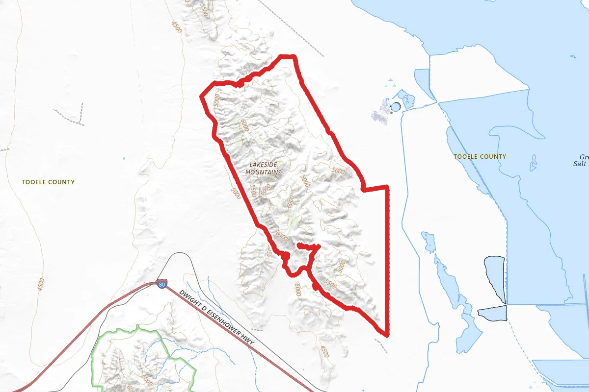 Black Mountain OHV Route route map