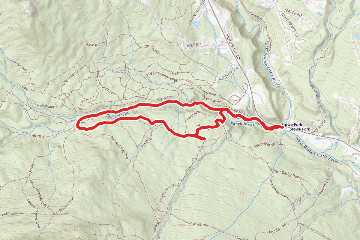 Ranch Valley to Burt Trail and Kimmer’s Trail