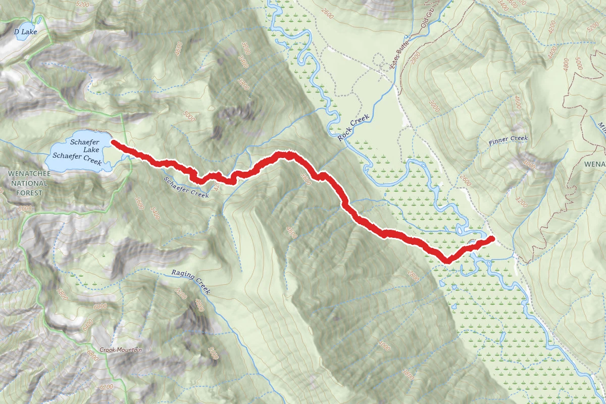 Schaefer Lake via Chiwawa River Road