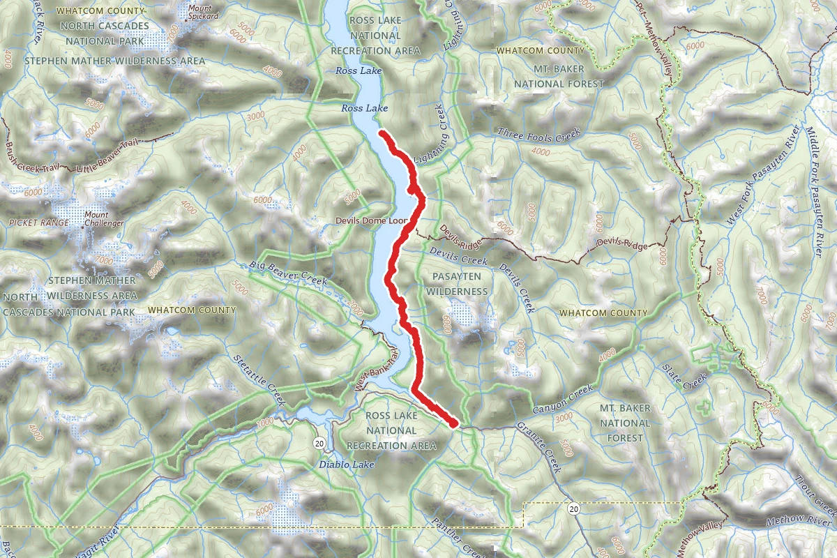 Ross Lake East Bank Trail