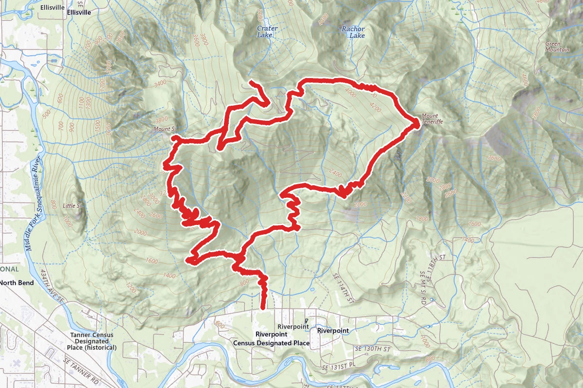 Teneriffe, Blowdown and Si Loop
