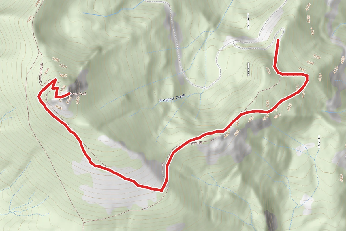 Sunrise Peak Trail
