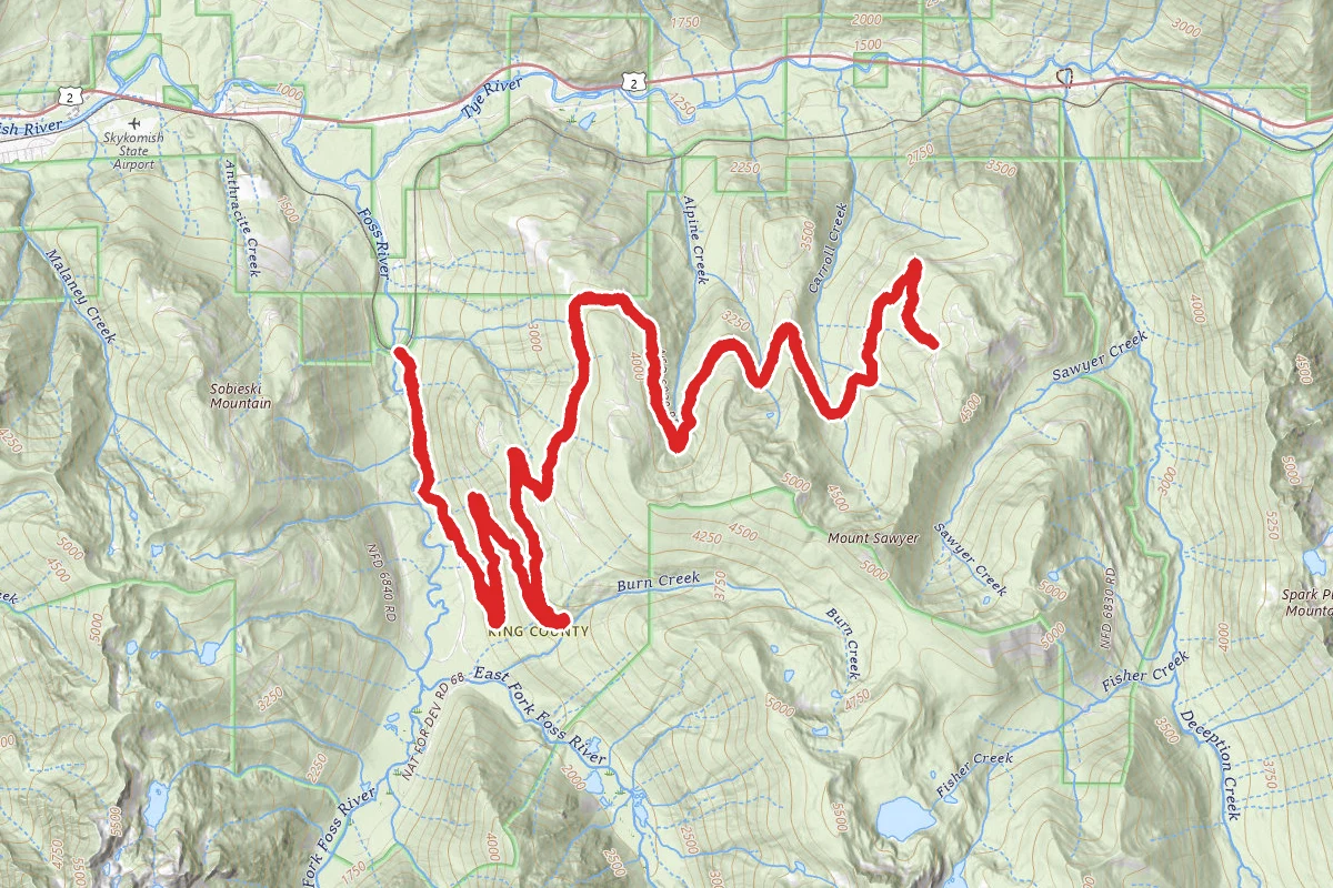 Tonga Ridge OHV Trail