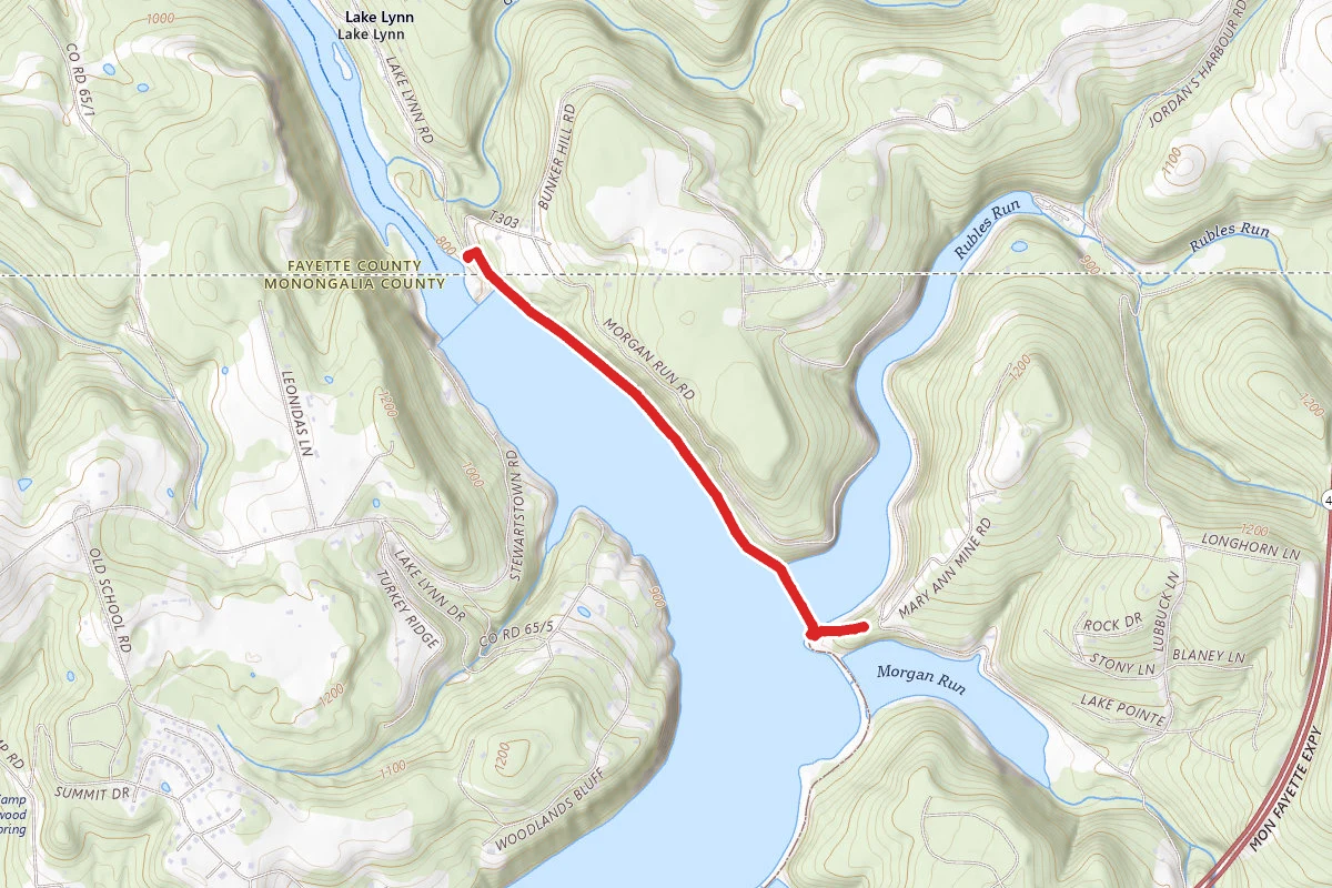 Cheat Lake Trail