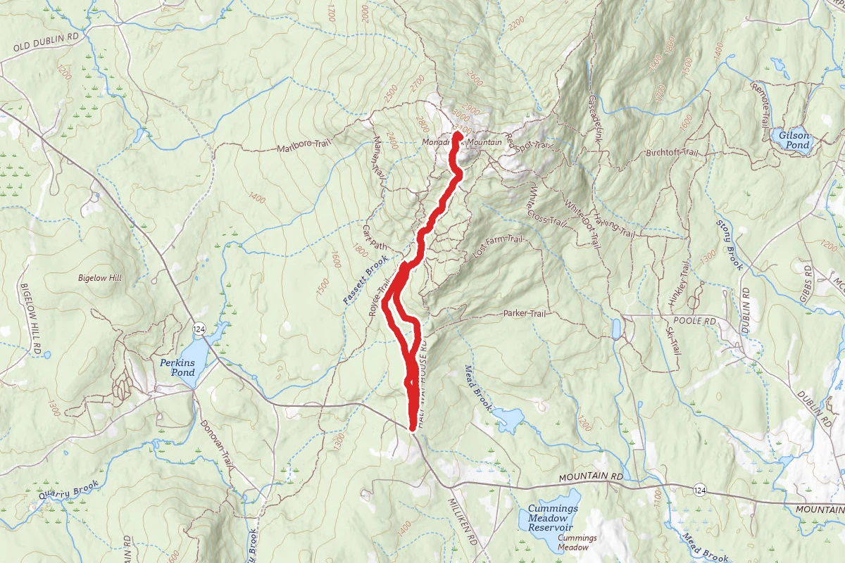 Mount Monadnock via White Arrow Trail
