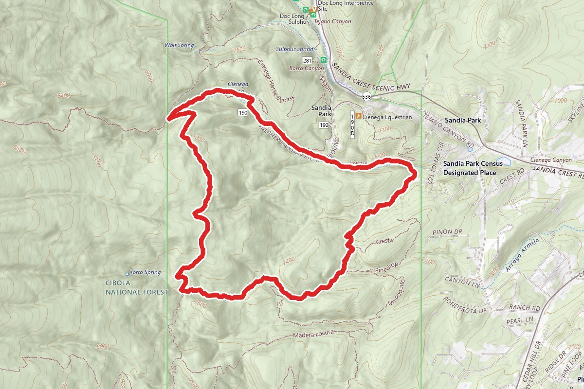 Armijo Trail and Faulty Trail Loop