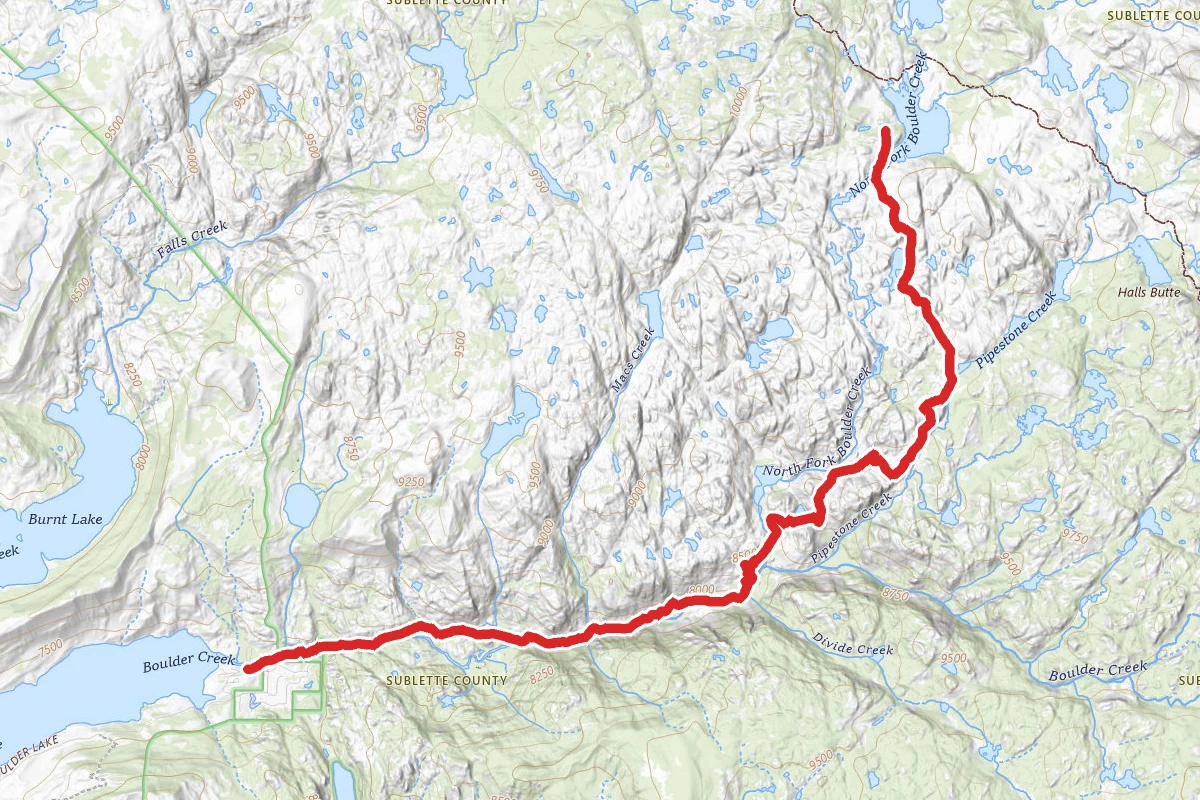 Boulder Canyon and Highline Trail