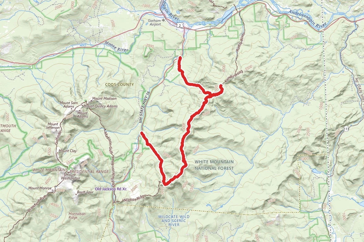 Mount Moriah and Carter Mountains Traverse
