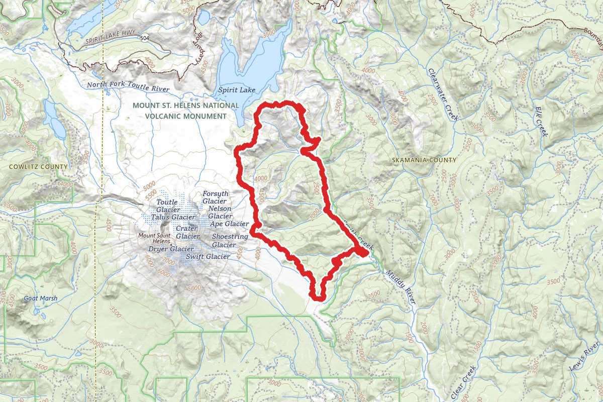 Ape Canyon, Smith Creek, Lava Canyon Loop