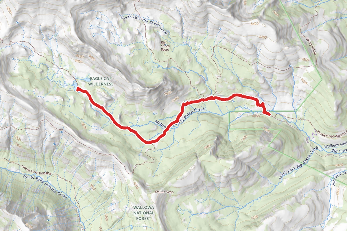 Bonny Lakes via Tenderfoot Wagon Road and Nooney Lakes Trail