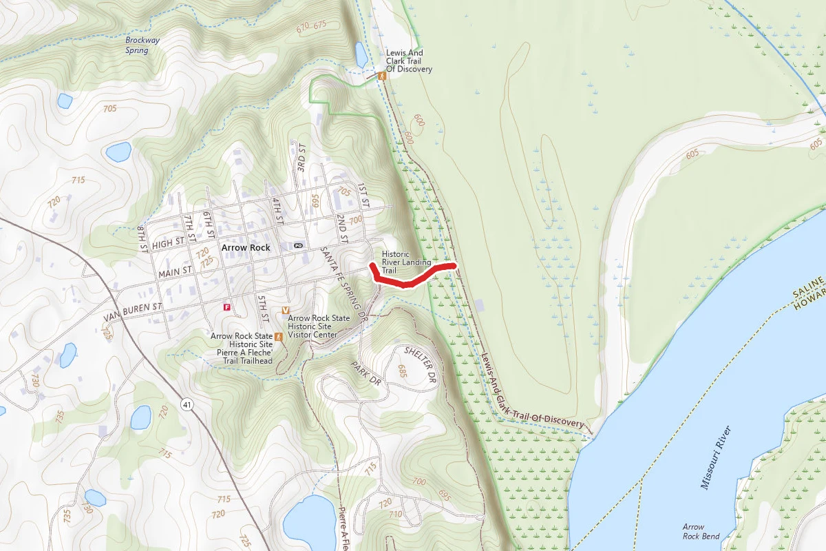 Arrow Rock Historic River Landing Trail