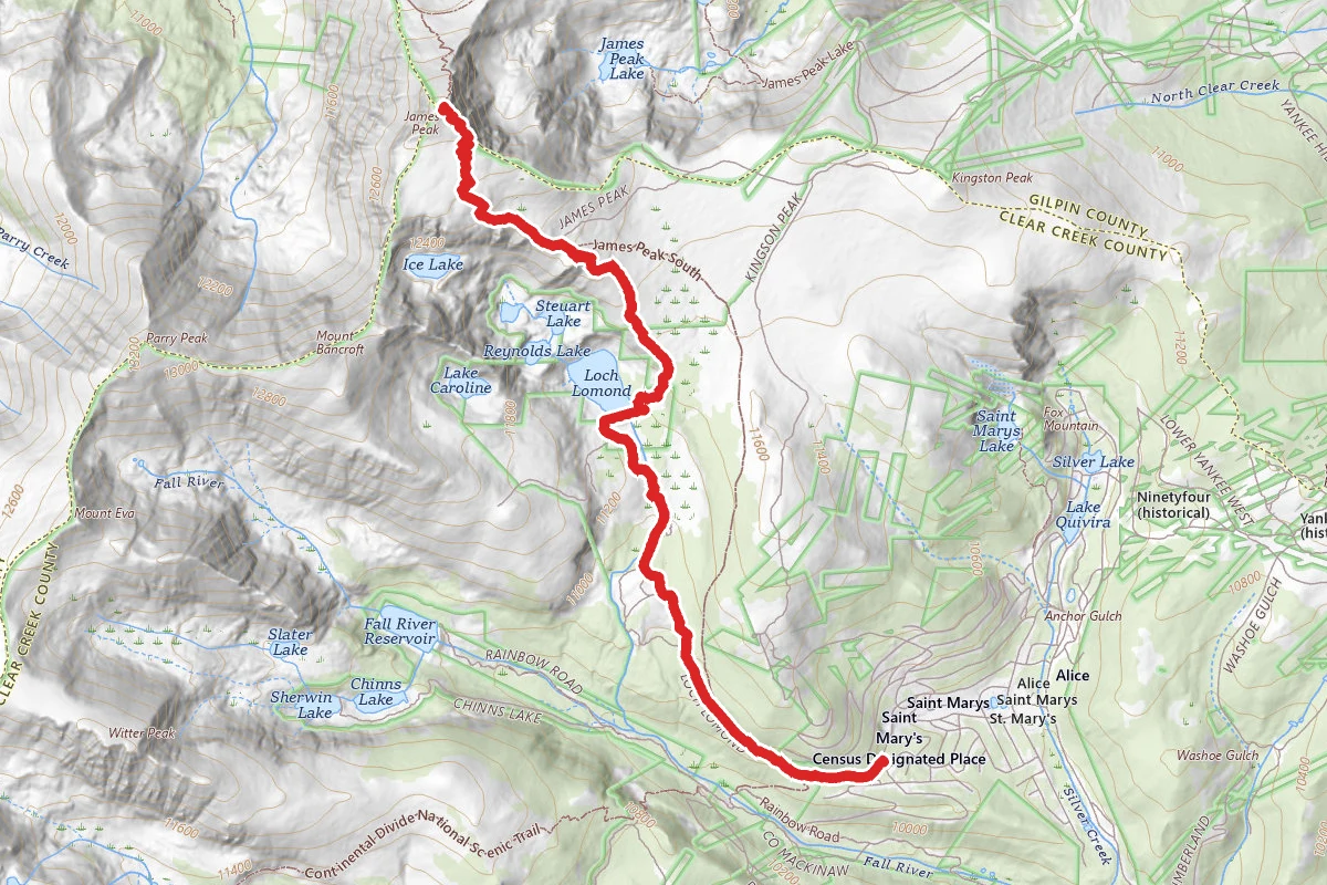 James Peak via Loch Lomond