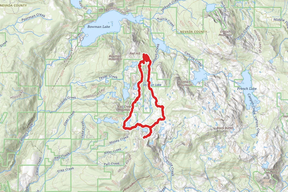 Crooked Lake and Grouse Ridge Loop