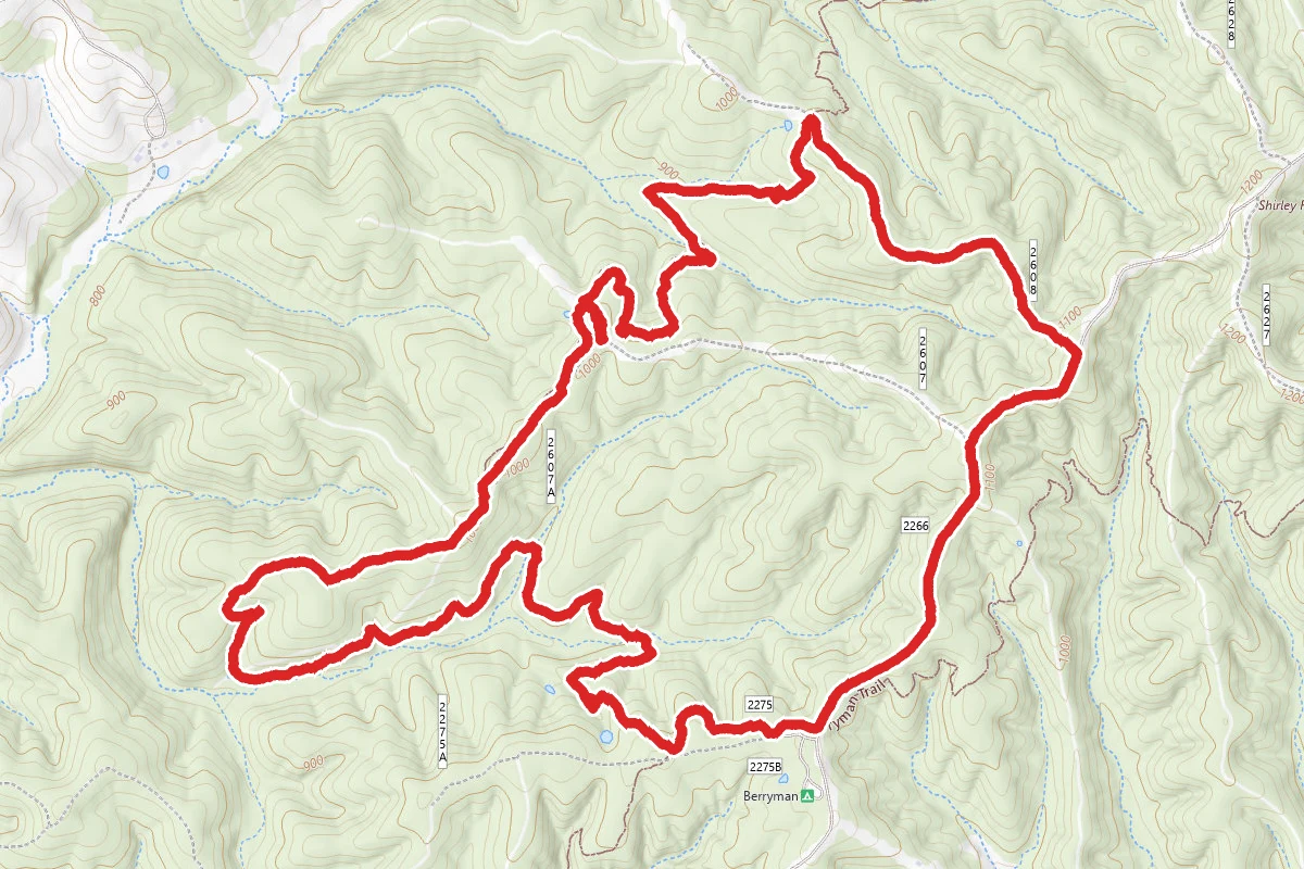 Berryman and Ozark Trail