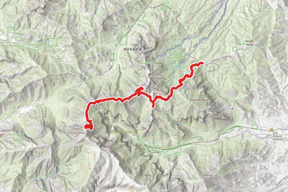 Mount Charleston Peak via Deer Creek Trail