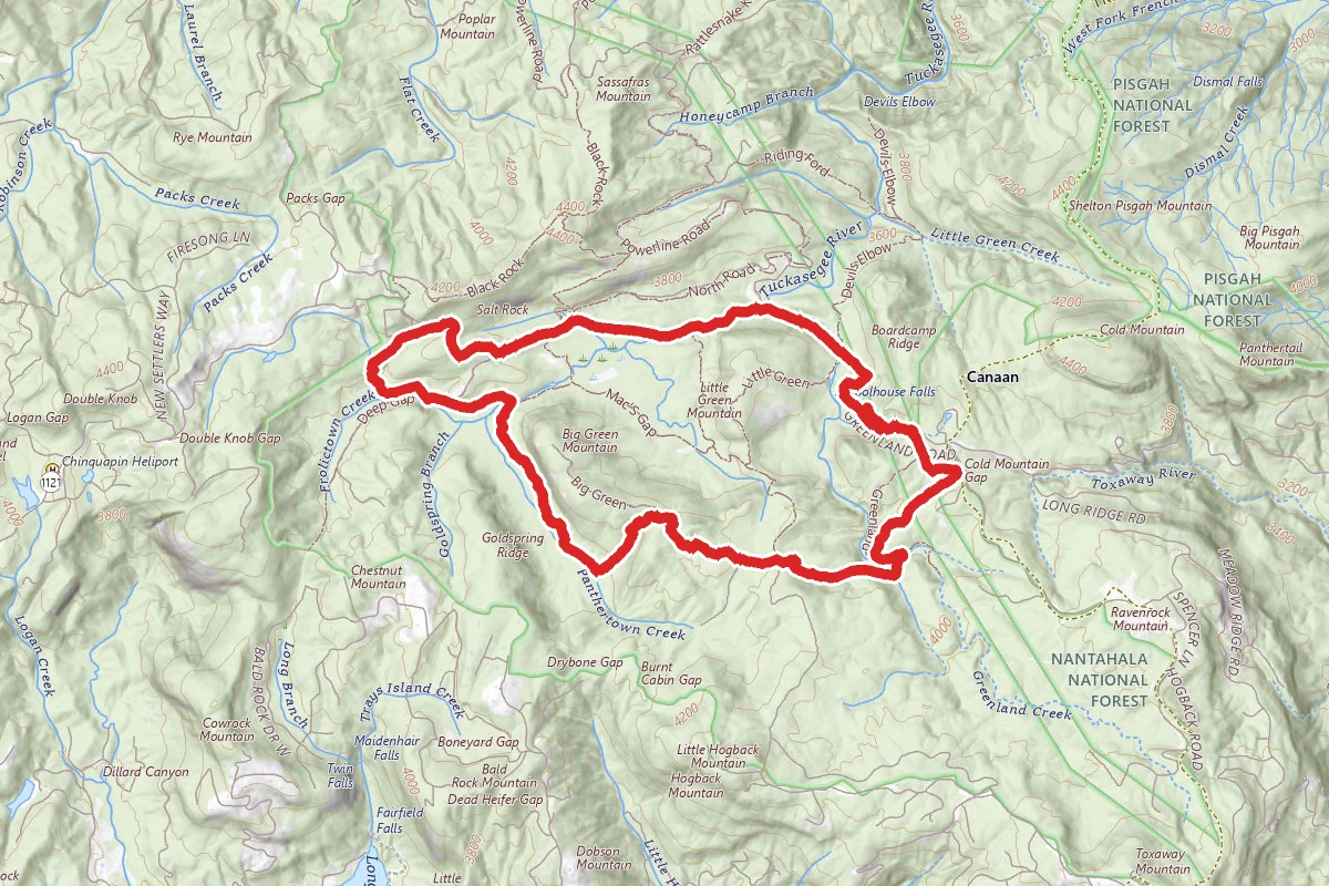 Panthertown Backcountry Loop
