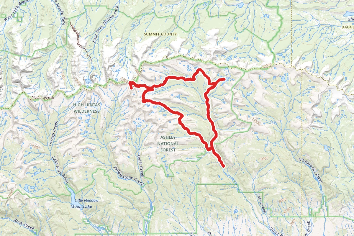 Uinta River Trailhead Loop