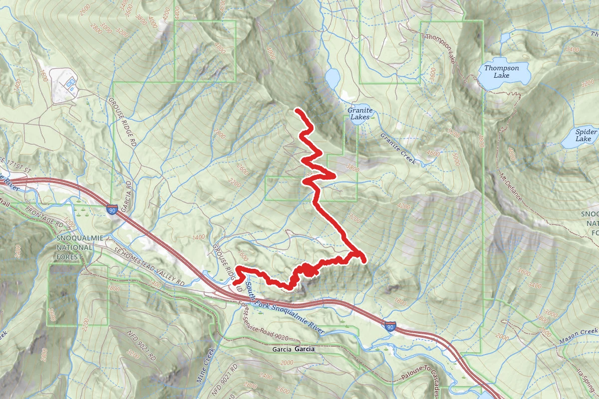 Dirty Harry's Peak via Birdhouse Trail
