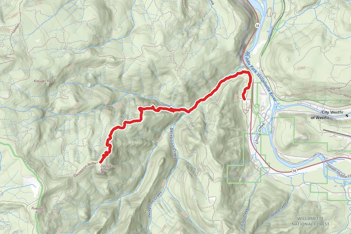 Deception Butte Trail