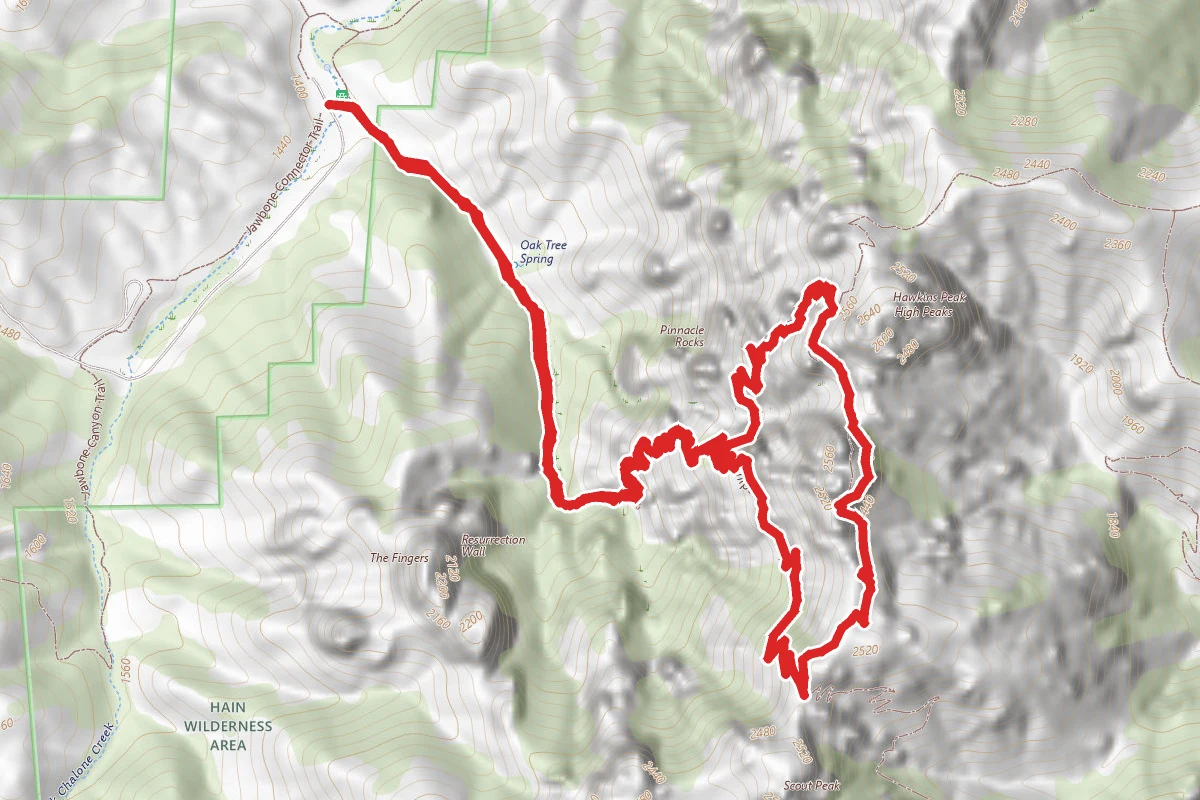 Juniper Canyon Trail to High Peaks