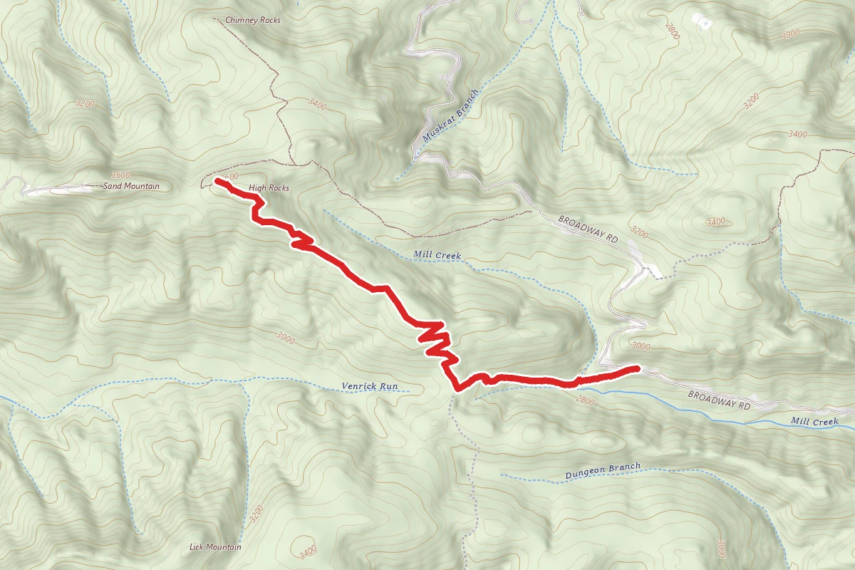 High Rocks Spur Trail
