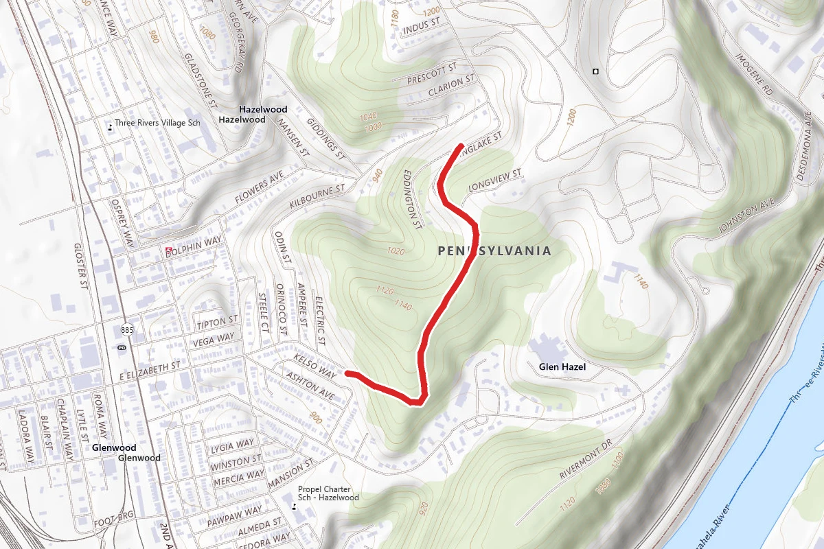 Hazelwood Greenway-Elizabeth to Kinglake