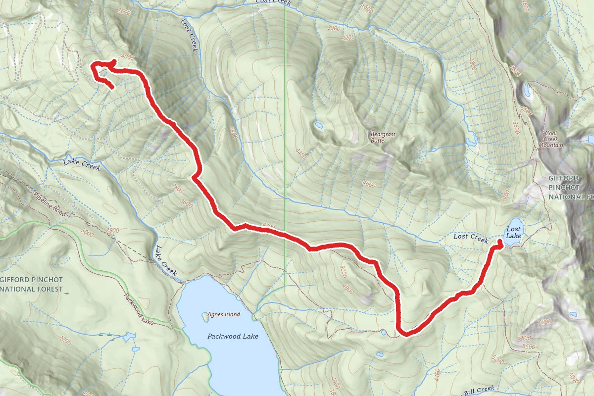 Three Peaks Trail to Lost Lake