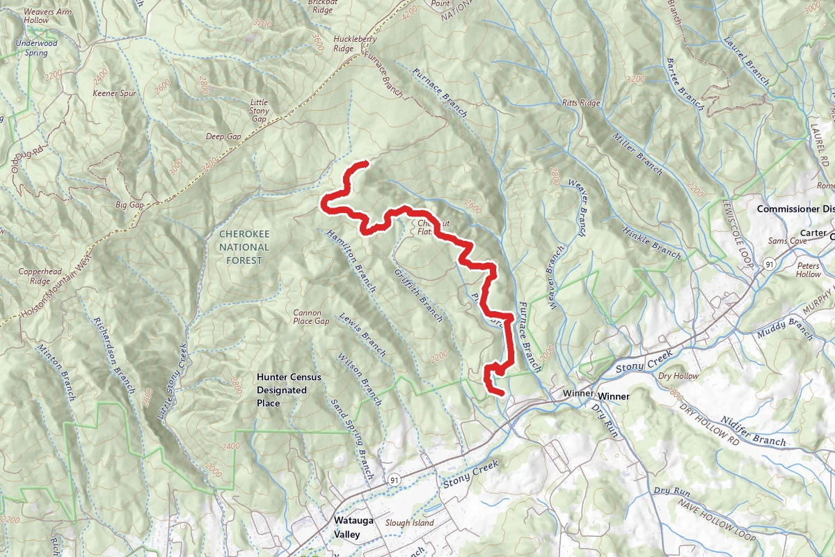 Chestnut Flats Trail