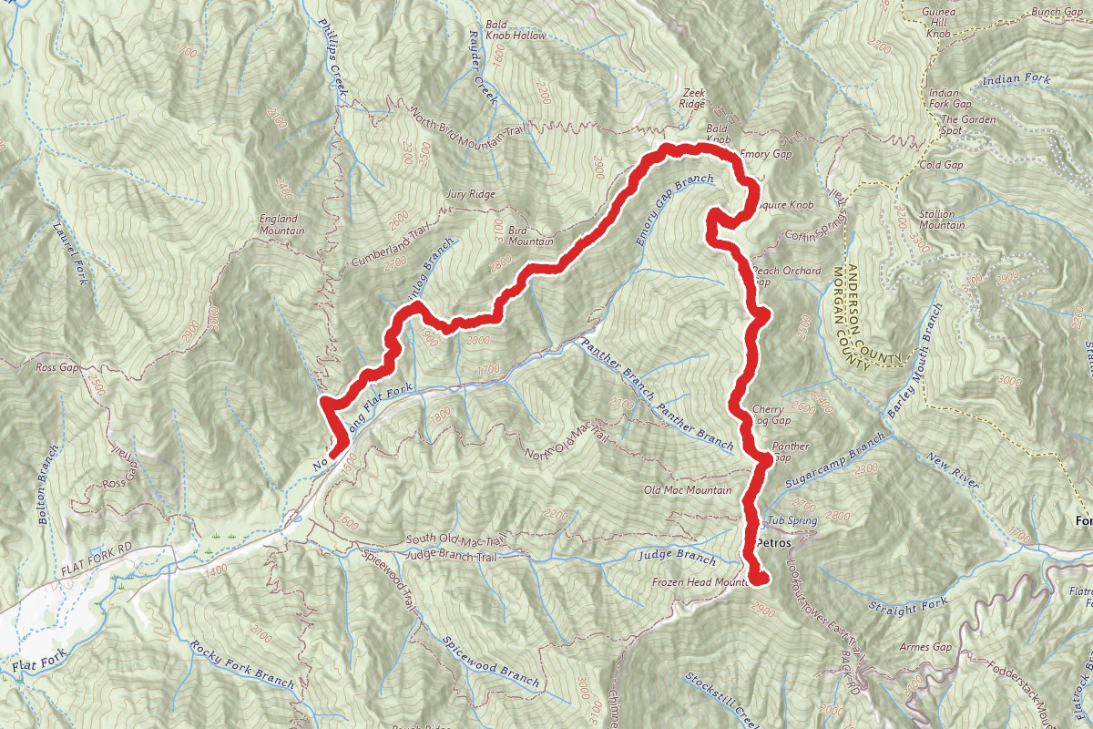Frozen Head Lookout Tower Trail
