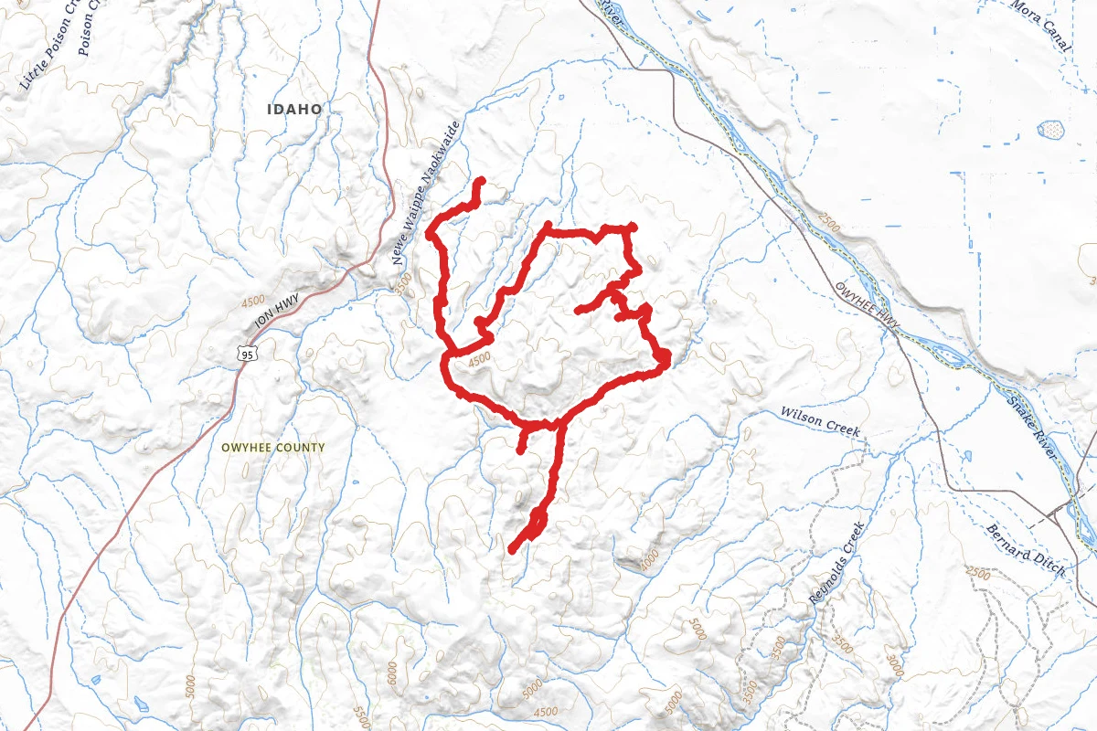 Hard Trigger and Opal OHV Trail
