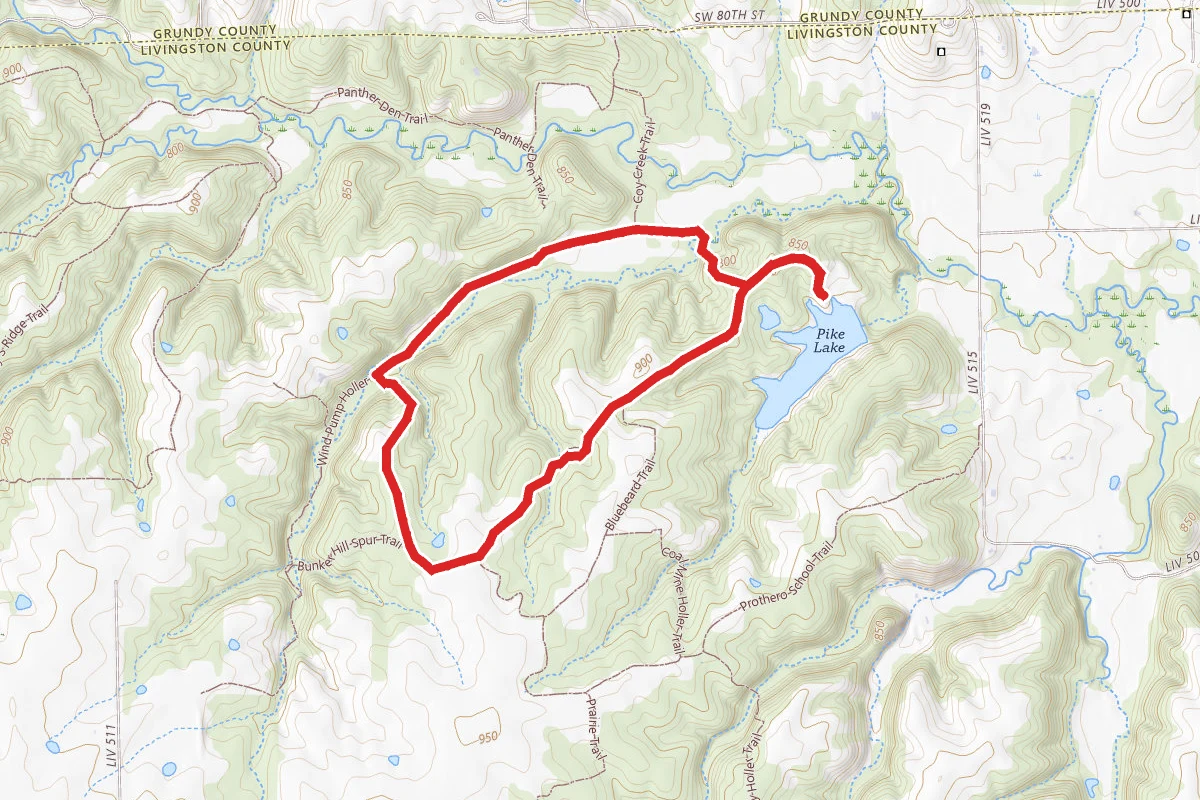 Bunker Hill and Wind Pump Holler Loop