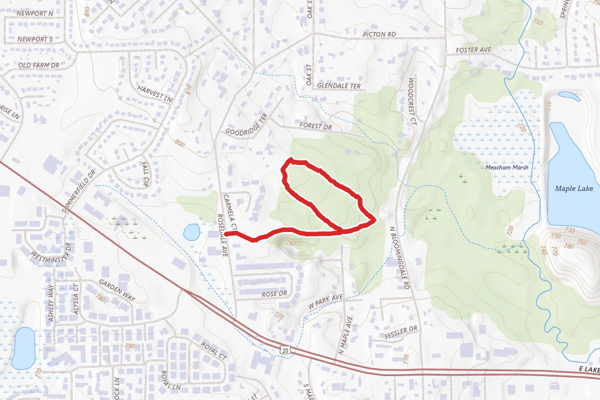 Savanna Trail via North Central DuPage Regional Trail