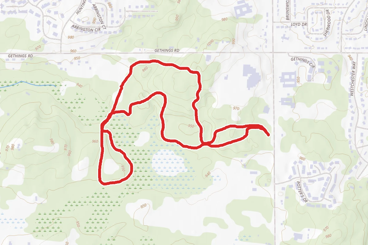 Woodland Park and Nature Preserve Loop