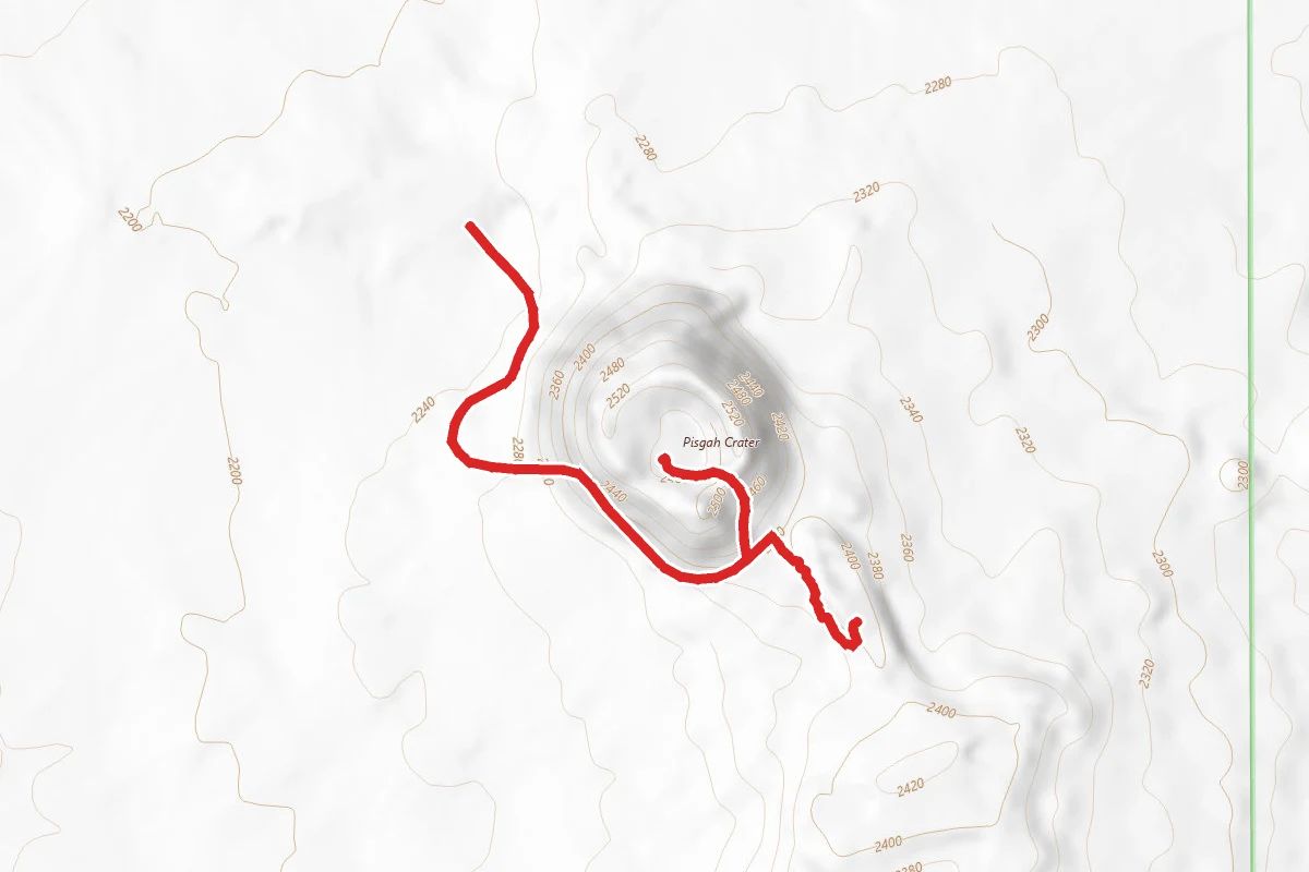 Pisgah Crater
