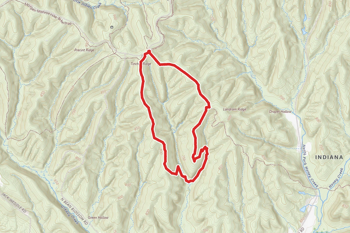Rock Shelter via Low Gap Trail