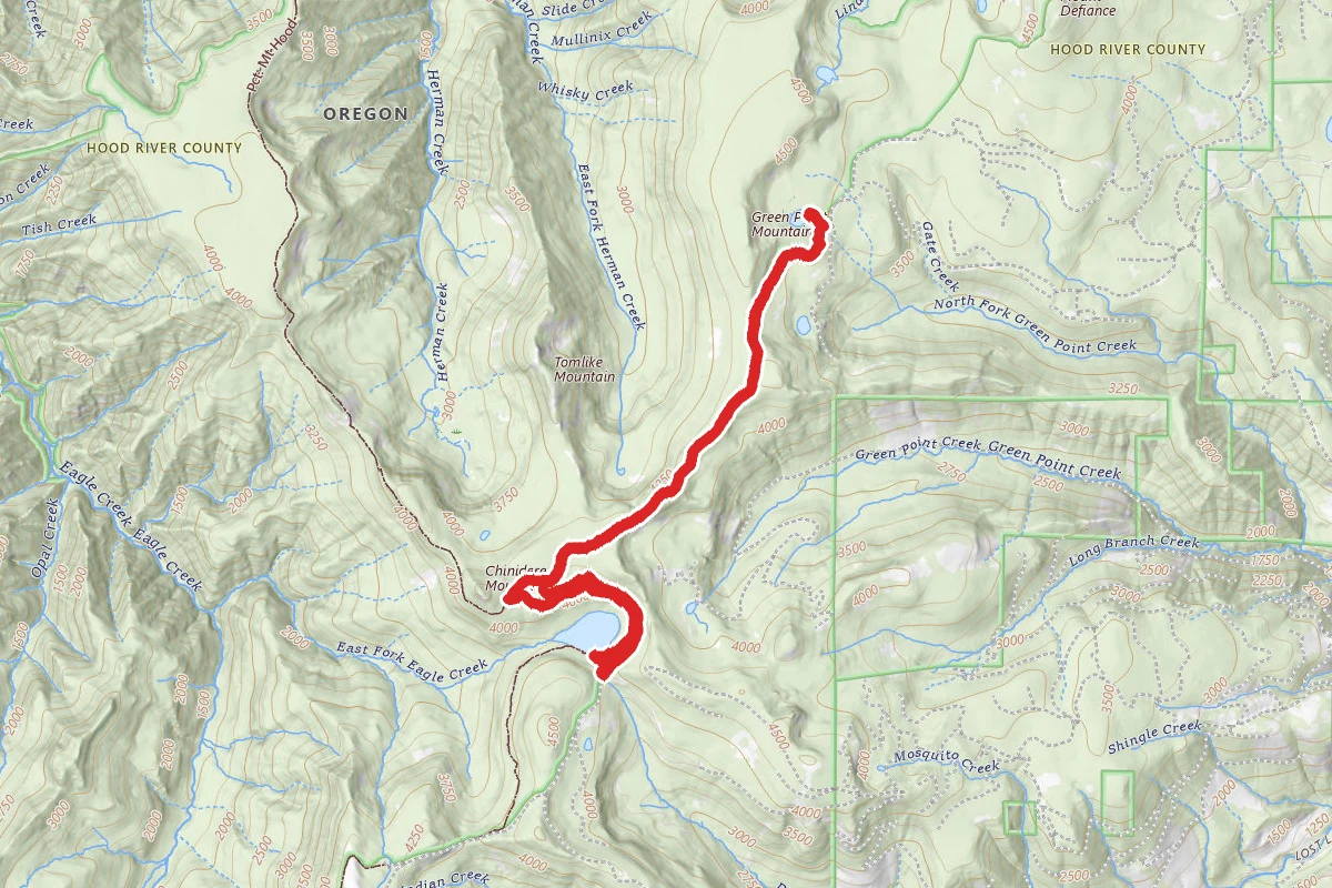 Rainy Lake and Green Point Mountain Trail