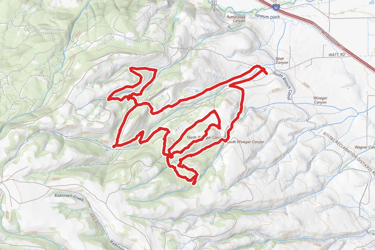 North Canyon Trail to Joe Watt Trail Loop