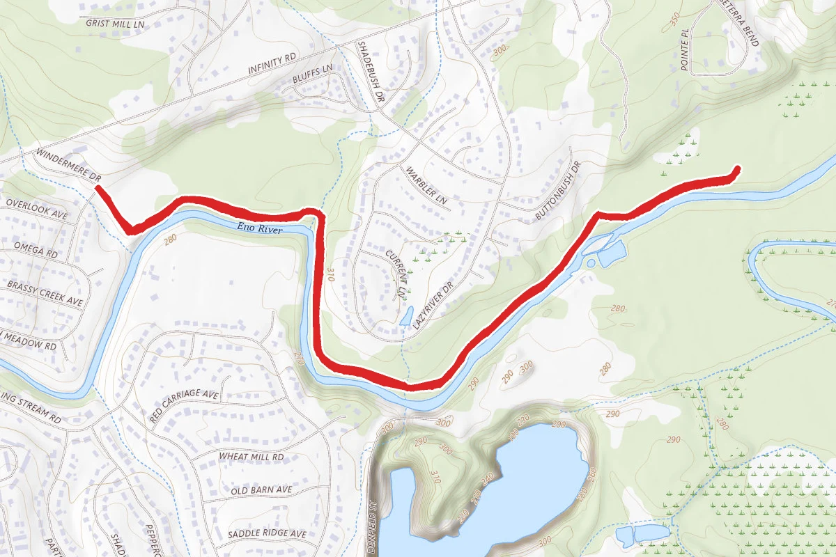 Mountain to Sea Trail from River Forest Park