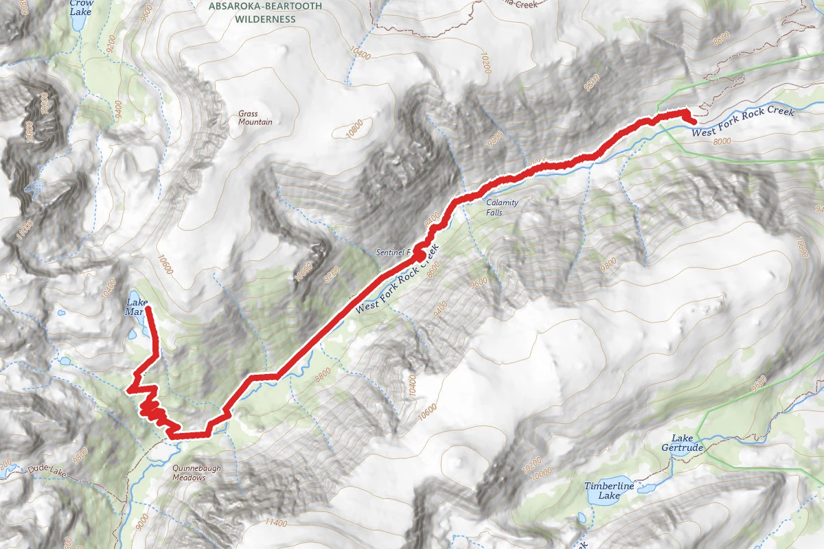 West Fork to Lake Mary