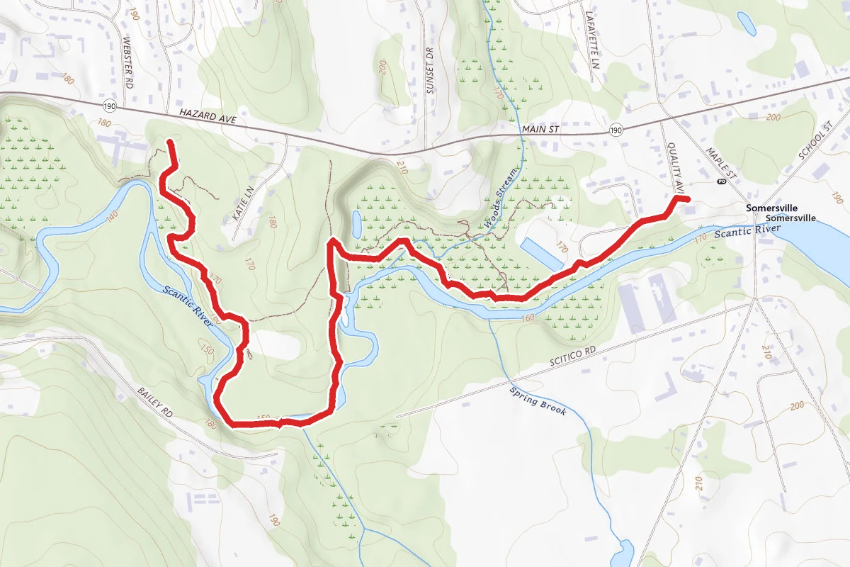 Scantic River Trail - Somersville