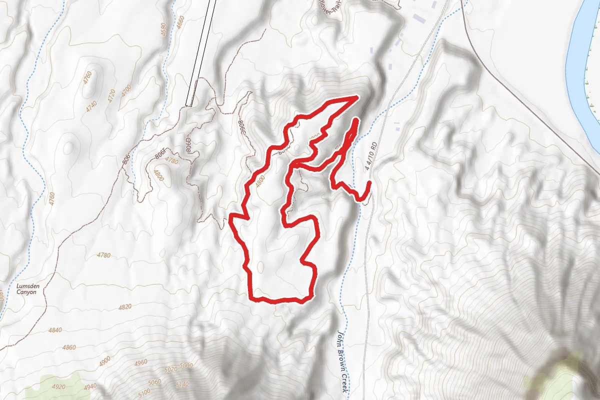 Dynamite Trail to Vista Grande Loop