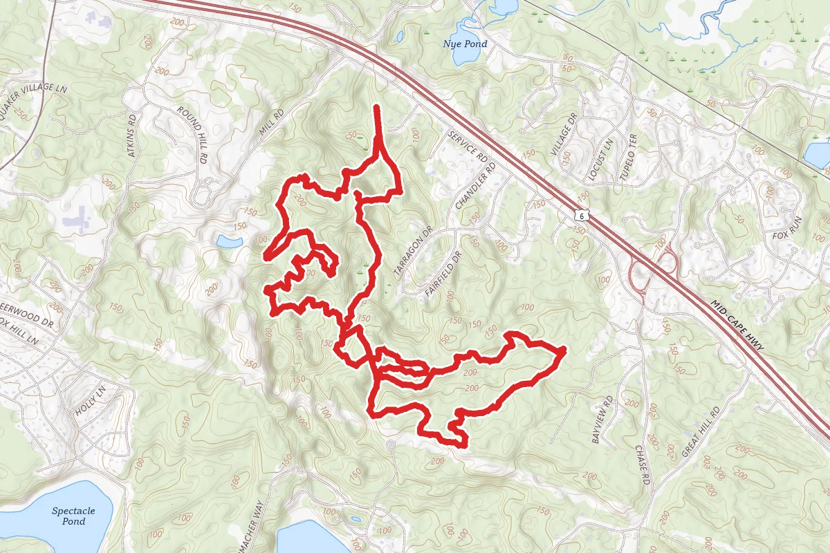 Maple Swamp Conservation Area Landmarks Loop