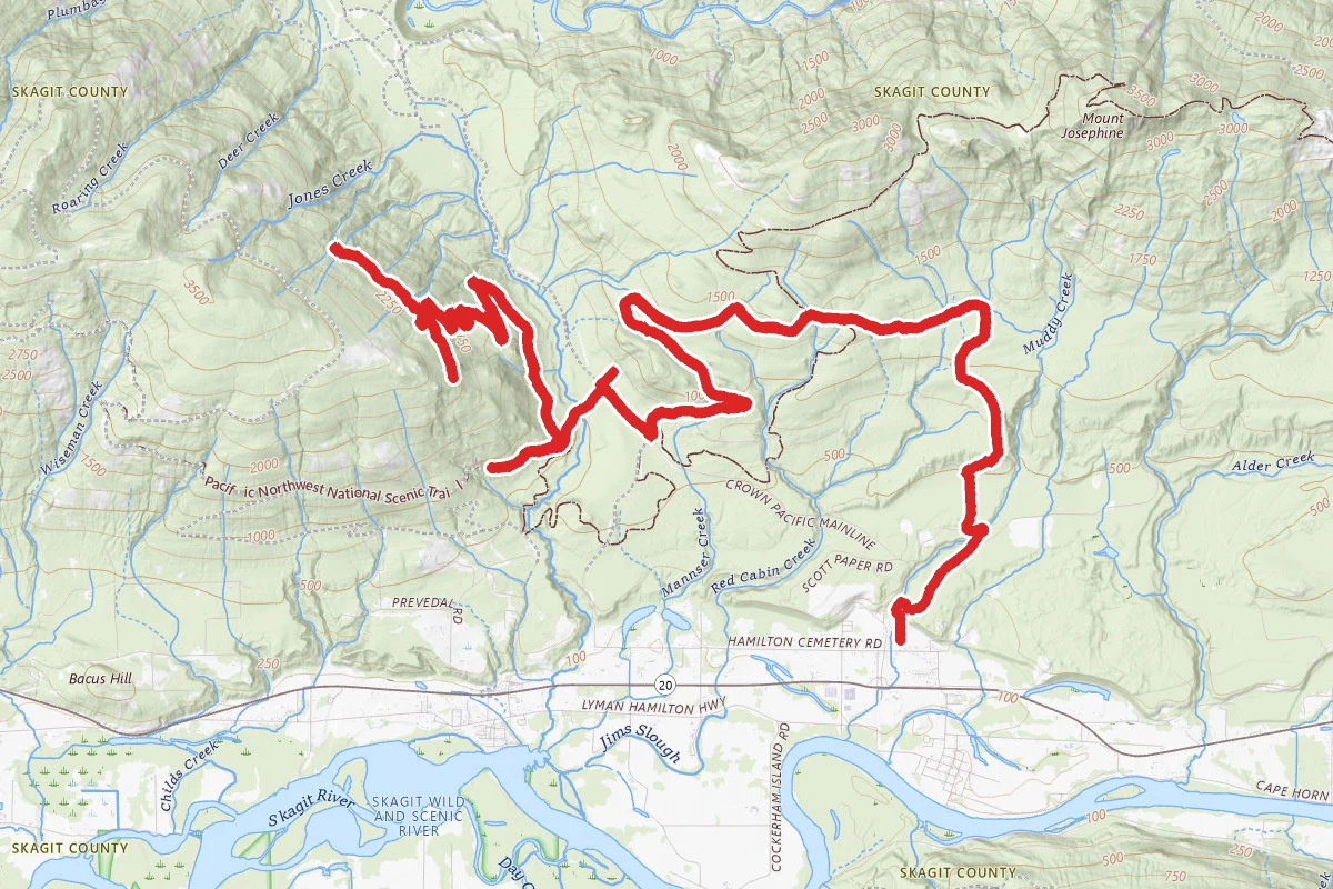 Lyman Hill and Mount Josephine OHV Trail