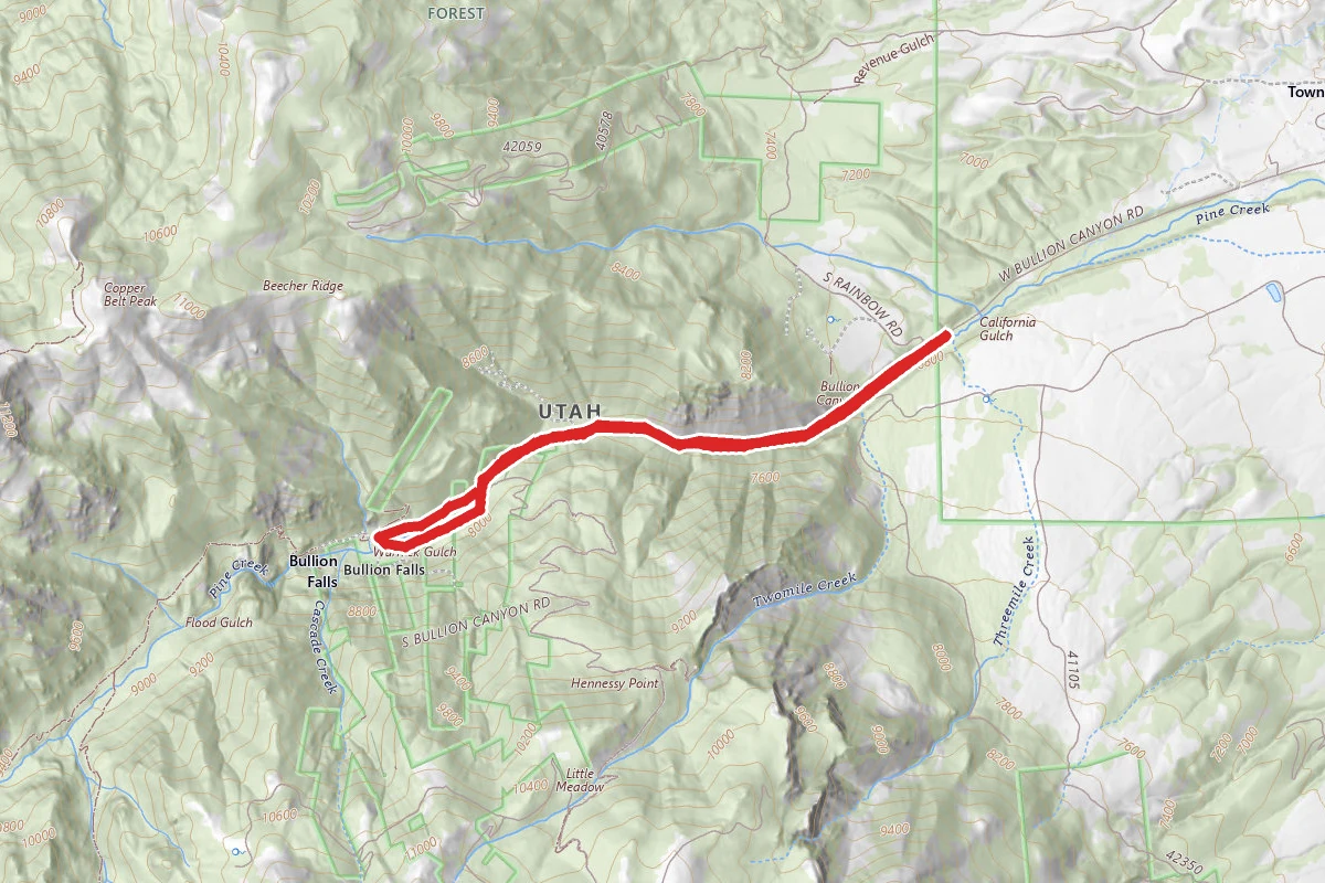 Bullion Canyon Trail