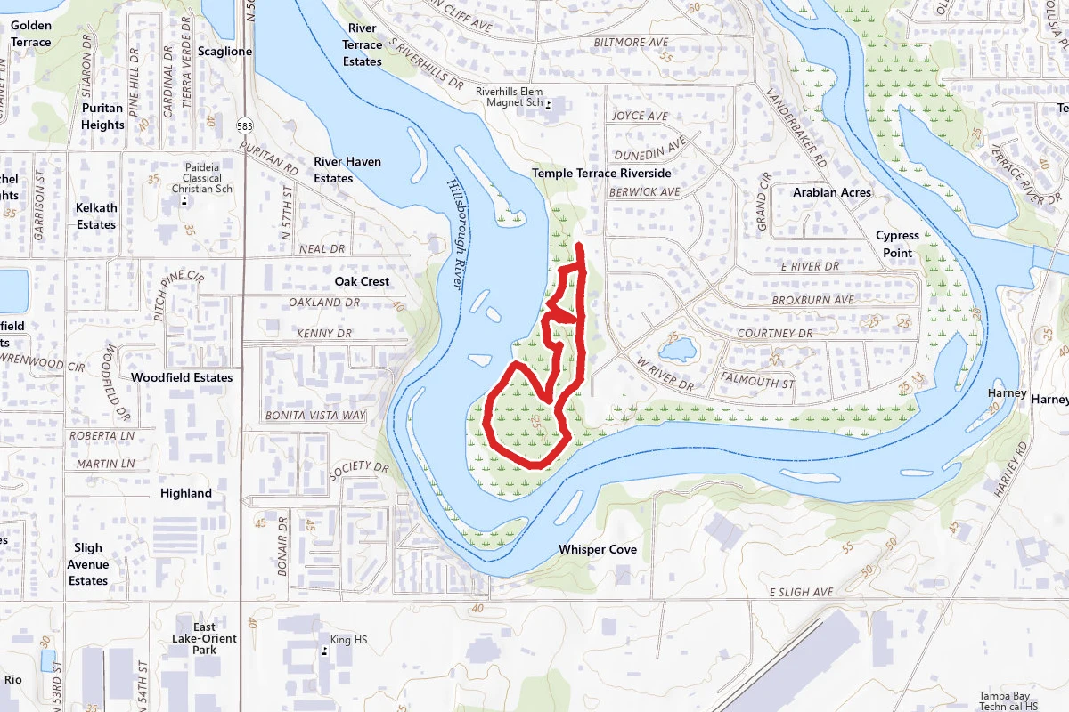 Temple Terrace Scout Park Loop