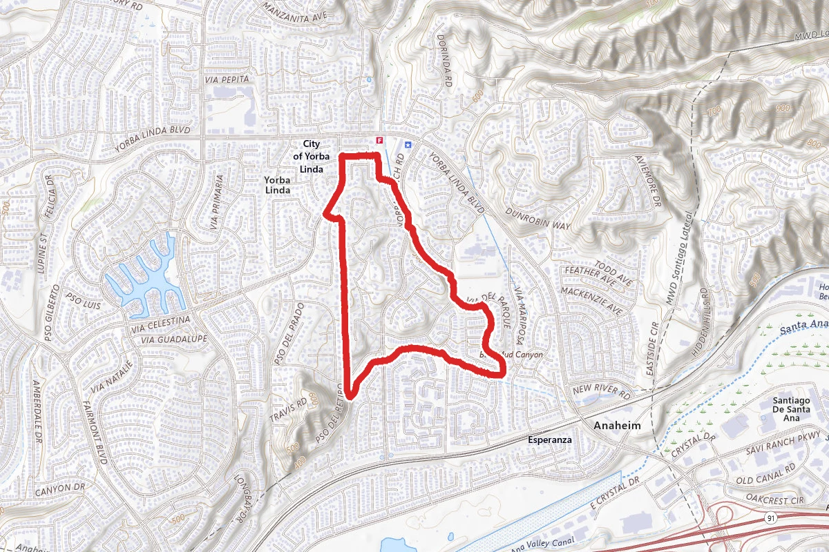 Rancho Dominguez and Yorba Ranch Loop