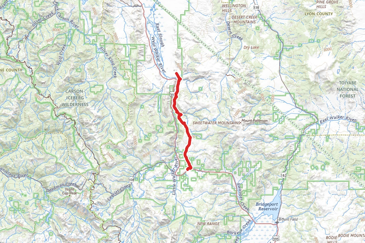 Burcham Flat OHV Road