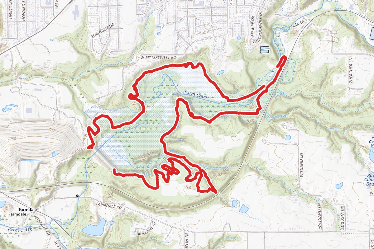 Farmdale Recreation Area Trail