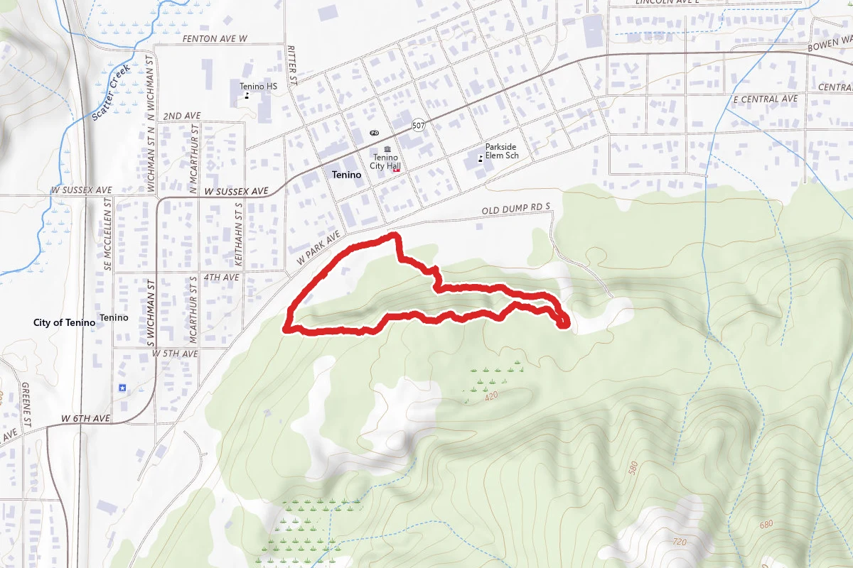 Tenino City Park Loop
